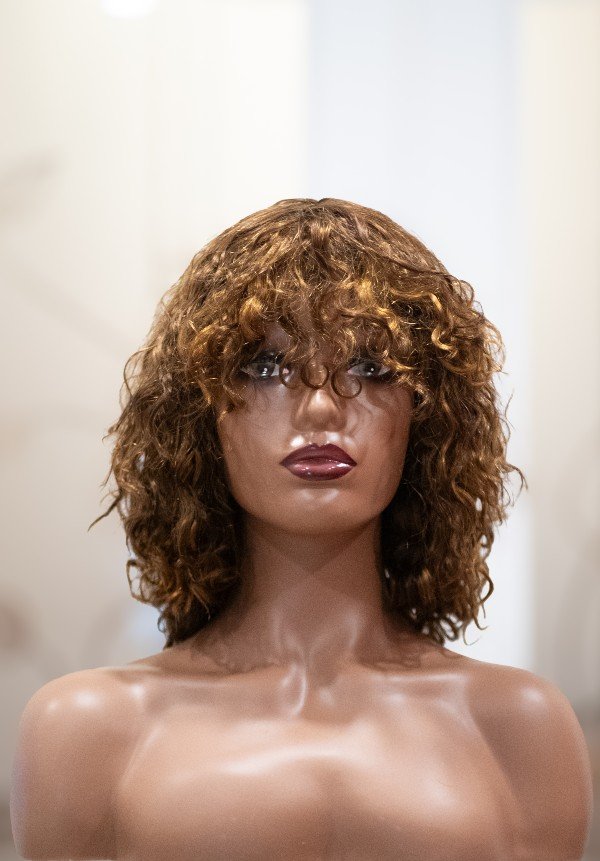 Curly Fringe - Brown 12_ (Front Pic)